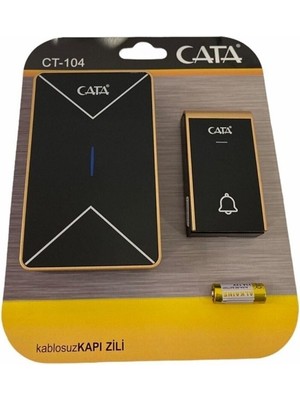Cata Lüx Model LED Işıklı Uzaktan Kumandalı Zil CT-104