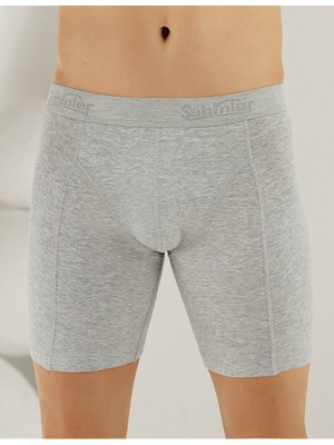 Şahinler ME114 3lü Paket Likralı Uzun Erkek Boxer