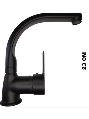 Armilla Armatür Full Siyah Banyo Lavabo Bataryası Musluğu Sıcak Soğuk Çift Su Girişli Black Edition Blk