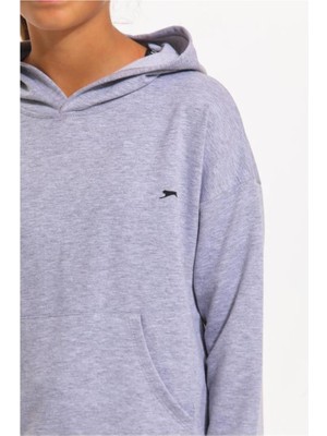 Slazenger Dee Kız Çocuk Sweatshirt Gri ST21WC040-200