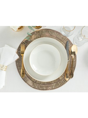English Home Torino Porselen Kase Gold