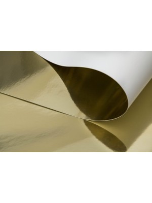 Roco Paper Co. Metalik Fon Kartonu 200 Gr. 50X70 cm - Altın