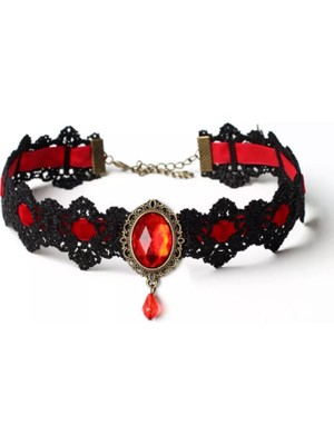 Alsade Harajuku  Gothic Chokers Dantel Kolye