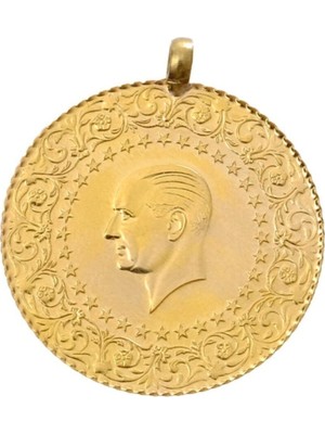 Goldtag 24 Ayar Altın Kaplama  Çeyrek Altın