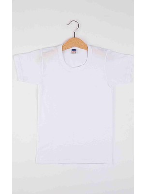 Berrak 1502 Erkek Çocuk Kısa Kollu Bisiklet Yaka Pamuk Fanila Atlet