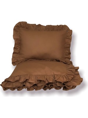 Mundo Lindo Fırfırlı Nevresim Seti Lilac Bebek