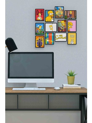 Astak Simpson 12 Parça Mdf (Ahşap) Tablo Ofis Boyu 30 x 30 cm cm