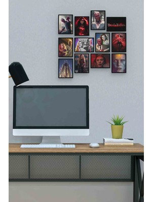 Astak Wanda Vision 12 Parça Mdf (Ahşap) Tablo Ofis Boyu 30 x 30 cm cm