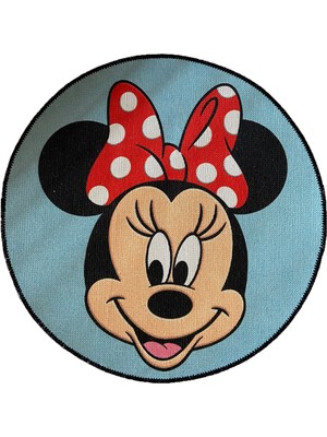 Rugs Modern Mira 845 Mavi Minnie Mouse Halı