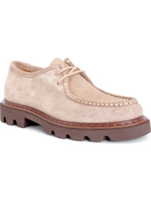 Libero  Libero L4534 Süet Deri Erkek Casual Ayakkabı Vizon