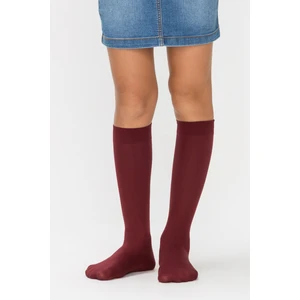 Bordo Kız Çocuk Micro 40 Pantolon Çorabı