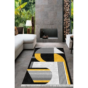 Viyana Home Dijital Baskılı Kaymaz Taban Yıkanabilir Modern Salon Halısı Mutfak Halısı Yolluk VH-HT-914