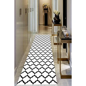 Viyana Home Dijital Baskılı Kaymaz Taban Yıkanabilir Modern Salon Halısı Koridor Halısı Yolluk VHU-HS-177