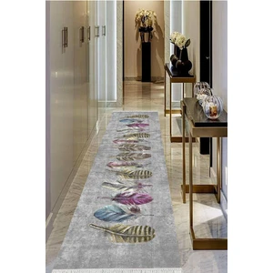 Viyana Home Dijital Baskılı Kaymaz Taban Yıkanabilir Modern Salon Halısı Koridor Halısı Yolluk VHU-SD-289