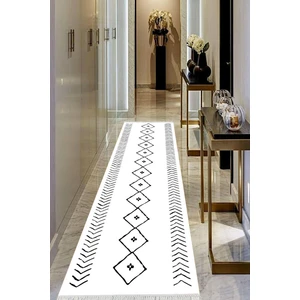 Viyana Home Dijital Baskılı Kaymaz Taban Yıkanabilir Modern Salon Halısı Koridor Halısı Yolluk VHU-HT-571