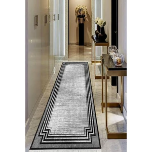 Viyana Home Dijital Baskılı Kaymaz Taban Yıkanabilir Modern Salon Halısı Koridor Halısı Yolluk VHU-HT-664