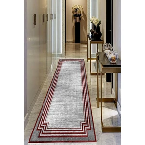 Viyana Home Dijital Baskılı Kaymaz Taban Yıkanabilir Modern Salon Halısı Koridor Halısı Yolluk VHU-HT-665