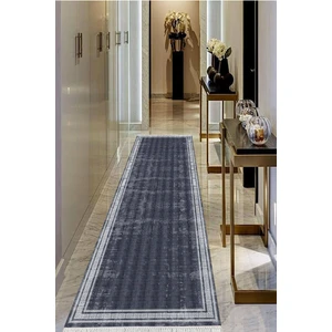 Viyana Home Dijital Baskılı Kaymaz Taban Yıkanabilir Modern Salon Halısı Koridor Halısı Yolluk VHU-SD-696
