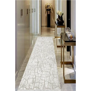 Viyana Home Dijital Baskılı Kaymaz Taban Yıkanabilir Modern Salon Halısı Koridor Halısı Yolluk VHU-SD-703