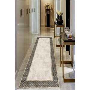 Viyana Home Dijital Baskılı Kaymaz Taban Yıkanabilir Modern Salon Halısı Koridor Halısı Yolluk VHU-SD-751