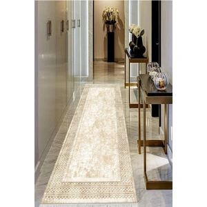 Viyana Home Dijital Baskılı Kaymaz Taban Yıkanabilir Modern Salon Halısı Koridor Halısı Yolluk VHU-SD-753