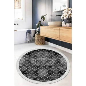 Viyana Home Dijital Baskılı Kaymaz Taban Yıkanabilir Yuvarlak Salon Halısı Mutfak Halısı Paspas VHYU-HS-366