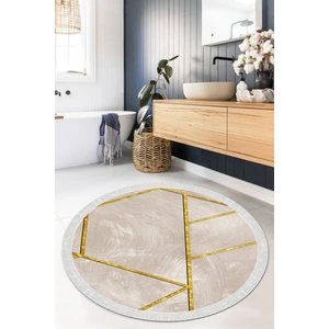 Viyana Home Dijital Baskılı Kaymaz Taban Yıkanabilir Yuvarlak Salon Halısı Mutfak Halısı Paspas VHYU-HS-318