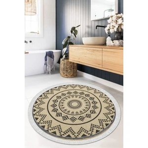 Viyana Home Dijital Baskılı Kaymaz Taban Yıkanabilir Yuvarlak Salon Halısı Mutfak Halısı Paspas VHYU-HS-417