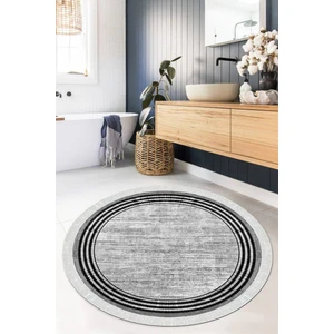 Viyana Home Dijital Baskılı Kaymaz Taban Yıkanabilir Yuvarlak Salon Halısı Mutfak Halısı Paspas VHYU-HT-664