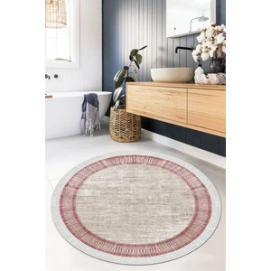 Viyana Home Dijital Baskılı Kaymaz Taban Yıkanabilir Yuvarlak Salon Halısı Mutfak Halısı Paspas VHYU-HT-668
