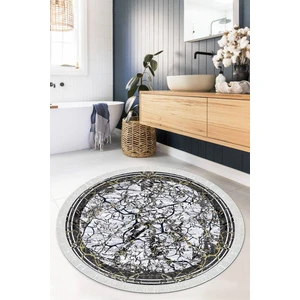 Viyana Home Dijital Baskılı Kaymaz Taban Yıkanabilir Yuvarlak Salon Halısı Mutfak Halısı Paspas VHYU-HY-1253