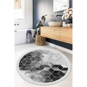 Viyana Home Dijital Baskılı Kaymaz Taban Yıkanabilir Yuvarlak Salon Halısı Mutfak Halısı Paspas VHYU-HT-324