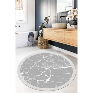 Viyana Home Dijital Baskılı Kaymaz Taban Yıkanabilir Yuvarlak Salon Halısı Mutfak Halısı Paspas VHYU-HT-417