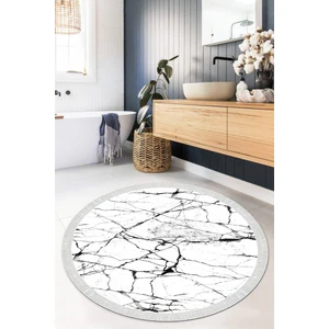 Viyana Home Dijital Baskılı Kaymaz Taban Yıkanabilir Yuvarlak Salon Halısı Mutfak Halısı Paspas VHYU-HT-418