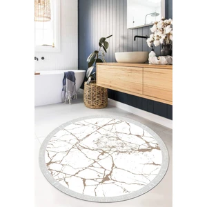 Viyana Home Dijital Baskılı Kaymaz Taban Yıkanabilir Yuvarlak Salon Halısı Mutfak Halısı Paspas VHYU-HT-422