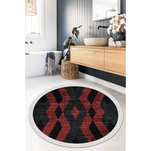 Viyana Home Dijital Baskılı Kaymaz Taban Yıkanabilir Yuvarlak Salon Halısı Mutfak Halısı Paspas VHYU-SD-285