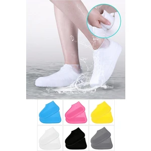 YCL Shop Yclshop Silikon Yağmur Koruyucu Ayakkabı Kılıfı Kaymaz Su Kir Geçirmez