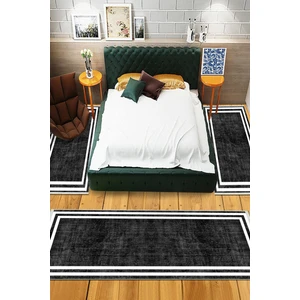 Viyana Home Dijital Baskılı Kaymaz Taban Yıkanabilir 3'lü Yatak Odası Takım Halısı VHYO-HT-574