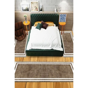 Viyana Home Dijital Baskılı Kaymaz Taban Yıkanabilir 3'lü Yatak Odası Takım Halısı VHYO-HT-576