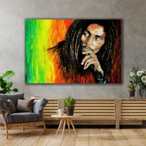 SML Tablo Bob Marley Müzik Efsane Sanatçı Sanat Dekor Kanvas Tablo