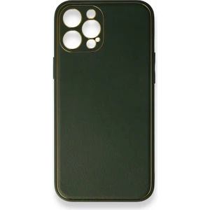 Apple iphone 13 Pro Max Uyumlu Coco Leather Seri Arka Koruma