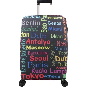 HBCV Kadın Orta Boy Valiz Kılıfı – Likralı Hafif Kumaş, Aşınma ve Kirlenmeye Karşı Dayanıklı Seyahat Koruması