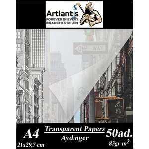 Aydınger Kağıdı A4 83 gr 50'li Eskiz Kağıdı 1 Paket