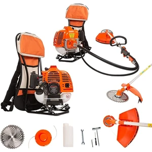 Germany Steel Güç (6 Hp) 62 cc Prof Metal Şanzuman Sırt Tipi Ot Çim Çalı Biçme Profesyonel