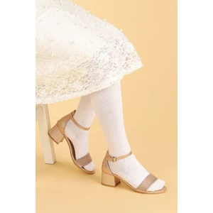 Kiko Kids Kiko 761 Çatlak Günlük Kız Çocuk 3 cm Topuk Sandalet Ayakkabı Bakır
