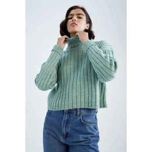 Oversize Fit Oversize Fit Ekstra Yumuşak Crop Kazak L0986AZ22WN