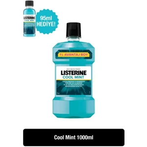 Coolmint 1000 ml + Listerine Mouthwash-Coolmınt 95 ml