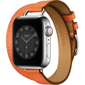 Hermes Kordon Double Attelage Apple Watch Uyumlu 38/40/41MM Uyumlu