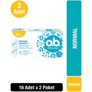 Tampon Normal 16'lı x2