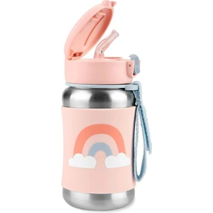 Skip Hop Spark Style Paslanmaz Çelik Pipetli Suluk Gökkuşağı
